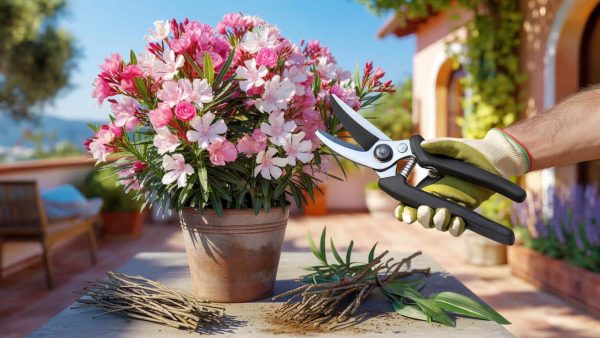 Schneiden Sie Oleander jetzt richtig: So blüht er im Sommer wie verrückt